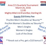Updated ADA Quarterly Tournament