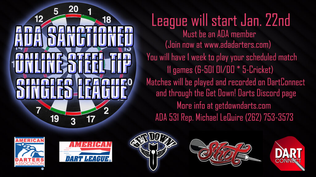 2024 ADA January Promo Steel Tip League